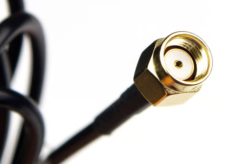 HT-011401 Wi-Fi Antenna Glass Mount 2.4Ghz Thread: RP-SMA